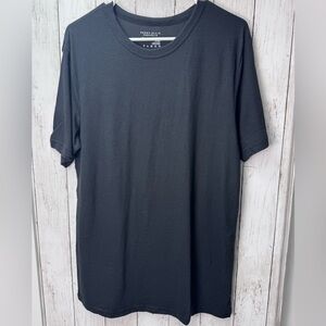 Perry Ellis Men's Classic Black Tee Cotton size Medium